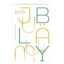 Jubiläumskarte geprägt 74-31000   Bild