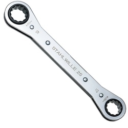 STAHLWILLE 25 Ratschenringschlüssel 17x19mm - 41131719