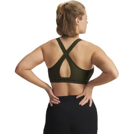 Under Armour Crossback Mid Bra Grün/Schwarz M