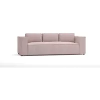 s-style möbel Sofa 3-Sitzer Couch Wohnzimmersofa Lounge Couch mit weichem Sitz, B/T/H: 230 x 92 x 64 cm