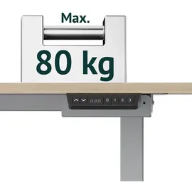 Svita Schreibtisch-Gestell elektrisch 98-140 cm x 72-120 cm