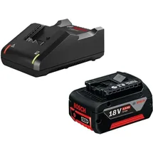 Bosch / Akku-Starter-Set GBA / 1x 5,0 Ah Akku + Ladegerät GAL 18V-40
