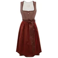 KRÜGER MADL & BUAM Trachtenkleid Midi Dirndl 2tlg. 70cm TAMIKA / 116368 braun braun 36