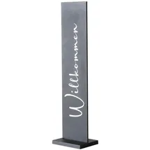 Boltze Deko-Aufsteller CARTELLO 20 x 77 cm Schwarz