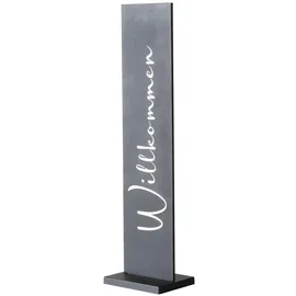 Boltze Deko-Aufsteller CARTELLO 20 x 77 cm Schwarz