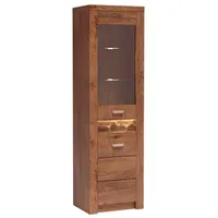 99rooms Anapolis Vitrine II Esche Hell mit LED-Beleuchtung