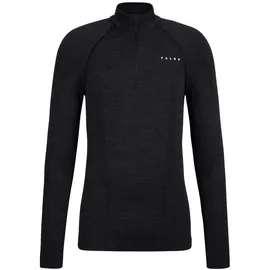 Falke Wool-Tech Zip Neck Long sleeve Shirt schwarz L