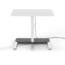 Yaasa höhenverstellbarer Schreibtisch klein - Yaasa Desk One, 91x51 cm, Weiß, - elektrisch verstellbar