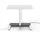 Yaasa höhenverstellbarer Schreibtisch klein - Yaasa Desk One, 91x51 cm, Weiß, - elektrisch verstellbar