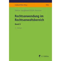 Rechtsanwendung im Rechtsanwaltsbereich