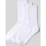 JACK & JONES Socken mit elastischem Rippenbündchen im 3er-Pack, Weiss, 1