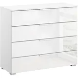 OTTO home Sideboard KOLUNA 80 x 81 x 42 cm Weiß