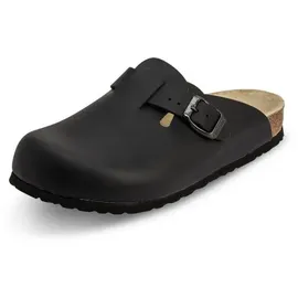 VITAFORM Clog Vollrindleder Schwarz 46