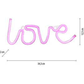 just light. Just Light LED-Bild NEON-LOVE, 34,3 x 12,5 cm