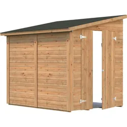 Gerätehaus PALMAKO "Mia", braun (hellbraun), Holz, Gerätehäuser, hellbraun