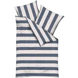Traumschlaf College Gestreift Blau 155 x 220 cm + 80 x 80 cm