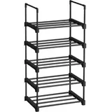 Songmics Schuhregal 45 x 89,5 x 30 cm schwarz
