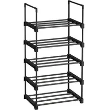 Songmics Schuhregal 45 x 89,5 x 30 cm schwarz