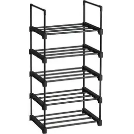 Songmics Schuhregal 45 x 89,5 x 30 cm schwarz