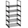 Songmics Schuhregal 45 x 89,5 x 30 cm schwarz