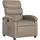 vidaXL Relaxsessel 92 x 99,5 x 92 cm Cappuccino-Braun Kunstleder mit Liegeposition