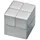 Sigel C20 superstark Magnet silber, Metall 2,0 x 2,0 x 2,0 cm, 1 St.