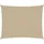 vidaXL Sonnensegel Oxford-Gewebe Rechteckig 3,5x5 m Beige