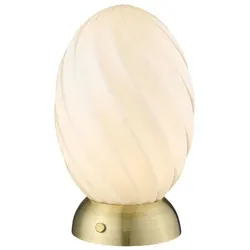 Halo Design - Twist Oval Tischleuchte Opal/Brass
