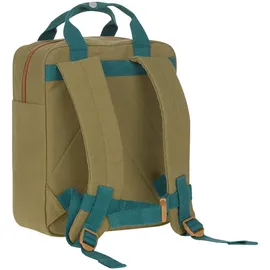 Lässig Rucksack Little One & Me Square Small Gots Backpack Olive