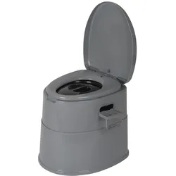 BO-CAMP Campingtoilette Portable Eimer Toilette Reise Camping WC Mobil 46cm Hoch