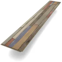 bodenglück Laminat Basic "Eiche Rothaarsteig" | Bunt Holzoptik Rustikal | Klicklaminat einfach zu verlegen | 1292 x 193 x 7 mm | Paket mit 2,5 m2 | Fußbodenheizung geeignet | Nachhaltig | Bodenglück