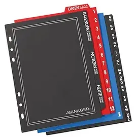Bind Ringbuch-Ergänzungsset Manager Plus sortiert A5, 1 Set