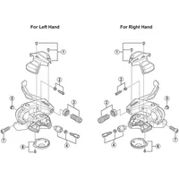 Shimano ST-M310 Schalt-/Bremshebel 8-fach rechts schwarz 2022 Scheibenbremshebel schwarz
