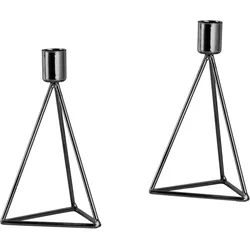 Teelichthalter ECHTWERK "Modern Small, Weihnachtsdeko", schwarz, B:9,5cm H:16,5cm T:9,5cm Ø:9,5cm, Eisen, Kerzenhalter, moderner Kerzenhalter aus Eisen, Kerzenständer, Höhe ca. 16,5 cm