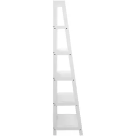 VCM Wally Bücherregal 63 x 40 x 180 cm Weiß