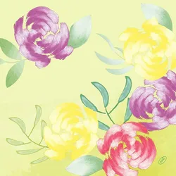 DUNI GmbH DUNI Klassik Serviette 40x40cm 1/4F. Soft Tropics