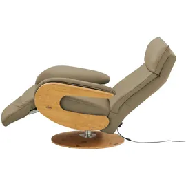 HIMOLLA Relaxsessel 7818 Leder 75 x 108 x 84 cm Beige elektrisch