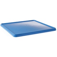 HENDI Deckel für Spülkorb, Spülmaschinenkorb, Geschirrspülkorb, Polypropylen, 500x500mm, blau