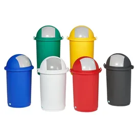 Proregal Robuster Abfallbehälter 50 l Weiß