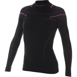 Langarmshirt Brubeck Thermo LS13100A-BLACK-PINK SCHWARZ L