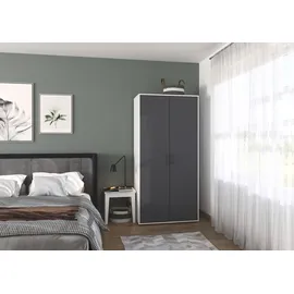Rauch Wäscheschrank VOYAGER 93 x 194 x 53 cm Alpinweiß/Grauenmetallic