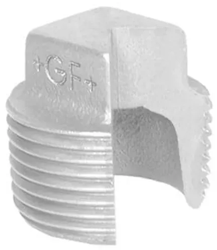 Plug plain galvanized 3