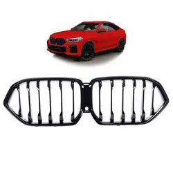 Sport Performance Kühlergrill schwarz hochglanz +Kamera passt für BMW X6 G06
