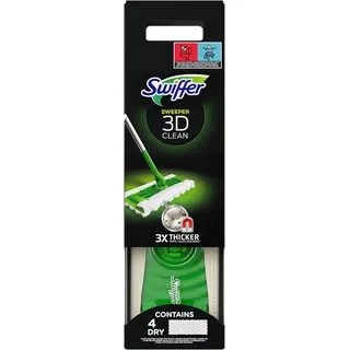 Swiffer 3D-Reinigungs-Set, 4 Trockentücher / 2 Feuchttücher