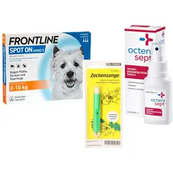Zecken-Set Hund S (2-10 kg) 1 Sparset