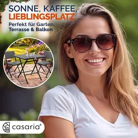 CASARIA Balkonset 3-tlg. Anthrazit/Grau