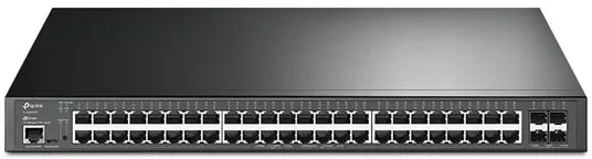 TL-SG3452XP JetStream 48-Port Gigabit and 4-Port 10GE SFP+ L2+ Managed Switch with 48-Port PoE+