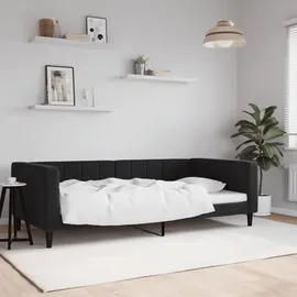vidaXL Tagesbett 100 x 200 cm Schwarz