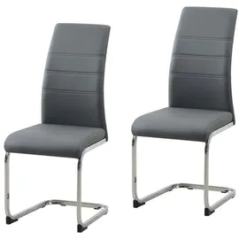 Hti-Living Schwingstuhl SallyC PU Grau