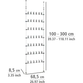 Wenko Atlas 83 x 11 x 21 cm weiß / weiß